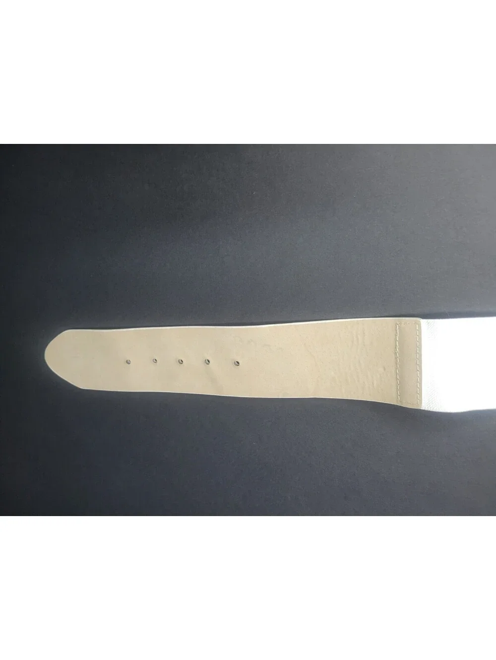 INC INTERNATIONAL CONCEPTS Womens Wide Stretch belt white M/L